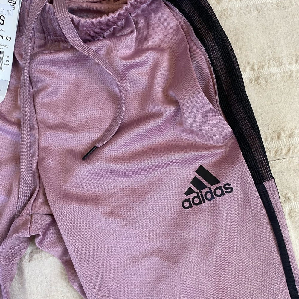 Adidas mauve Track Pants NWT